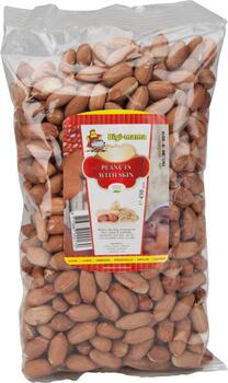Raw shelled peanuts