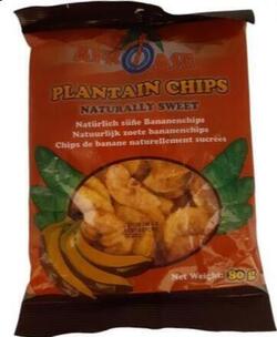 Afroase Plantain Chips naturally sweet