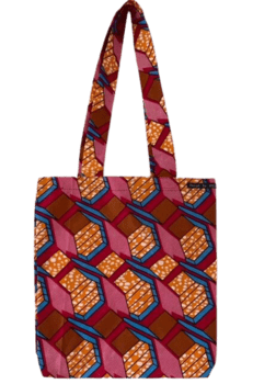 Taske, farverigt mønster