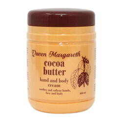 Queen Margareth Cocoa Butter Hand and Body Cream