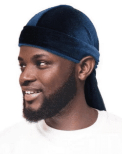 Dreamfix Korea Velvet Durag Navy