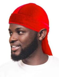 Dreamfix Korea Velvet Durag Red