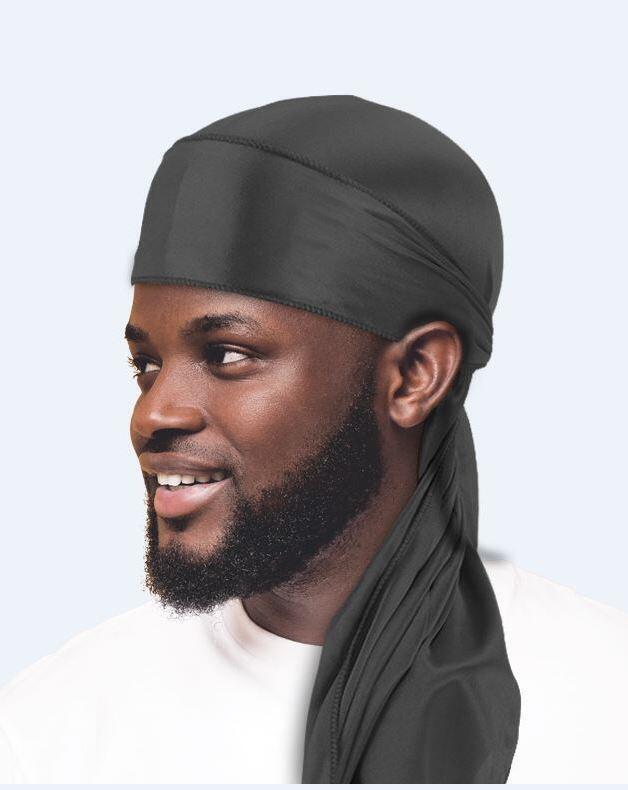 Silky Satin Durag Black