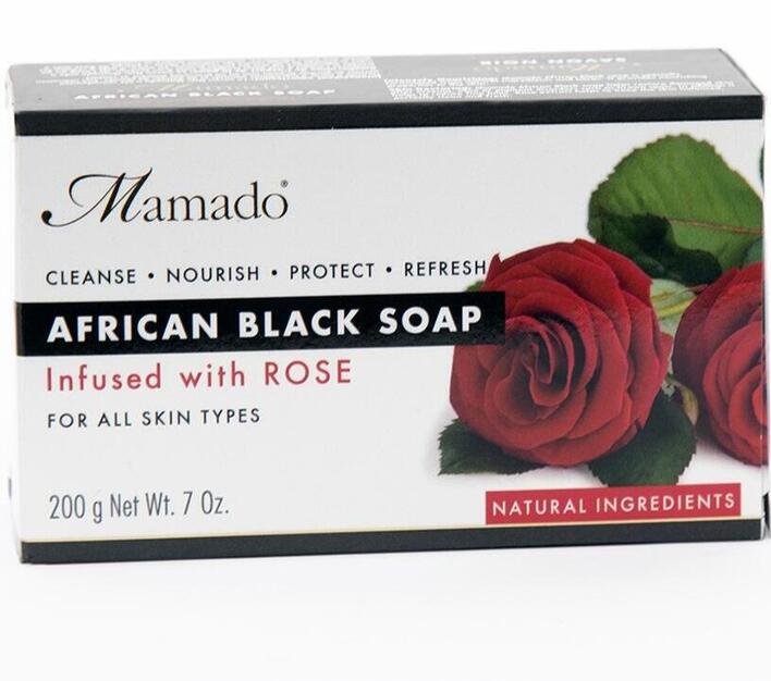 Mamado African Black Soap Rose