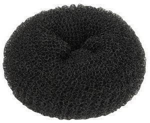 Hair donut 8 cm black