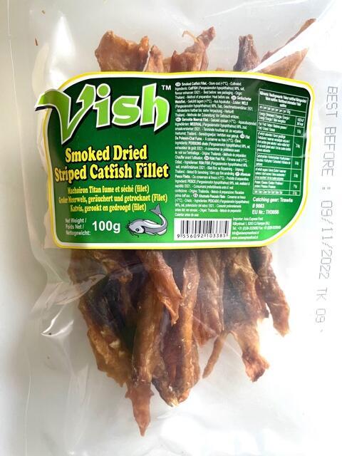 Vish Smoked dried catfish fillets