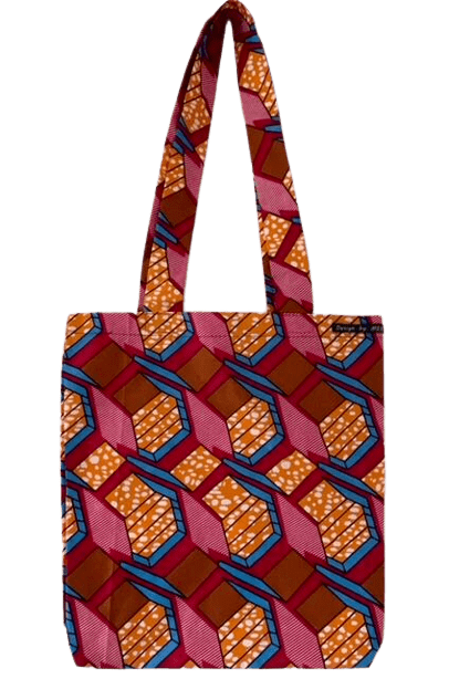 Taske, farverigt mønster