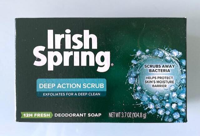 Irish Spring deodorant soap Deep Action Scrub
