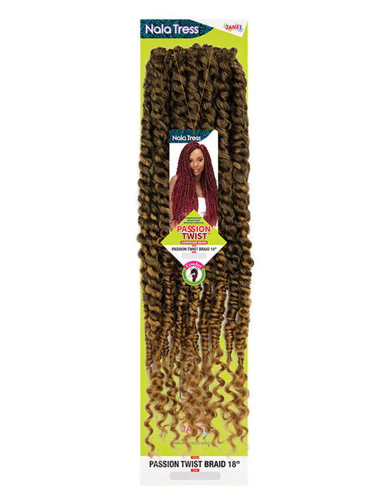Janet Collection – Nala Tress Passion Twist Pre-Looped Crochet Braid 18''