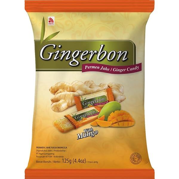 Gingerbon with mango
