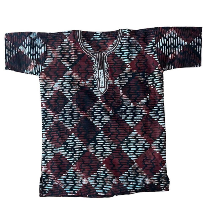 Batik shirt "Rhombi"