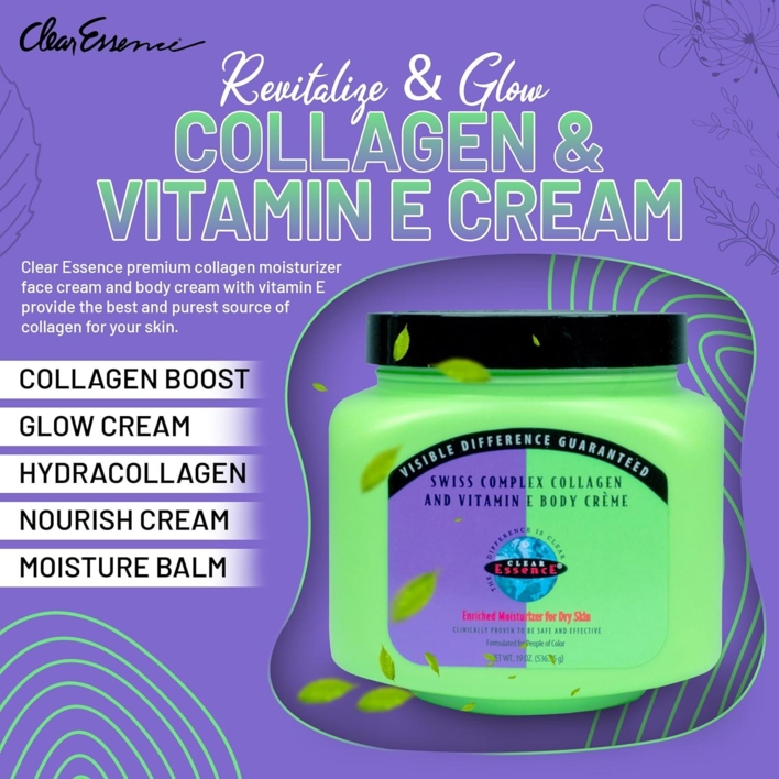 Clear Essence Swiss Complex Collagen & Vitamin E Body Cream