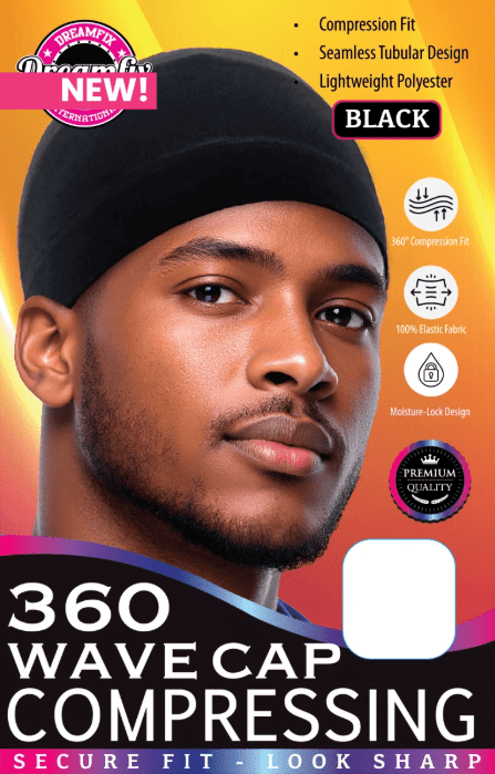 Compressig Wave cap, black