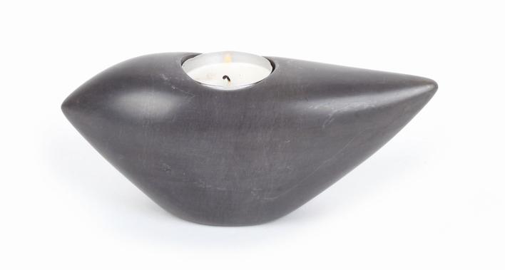 Soapstone tealight holder "bird"