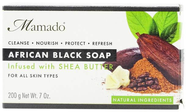 Mamado African Black Soap Shea Butter