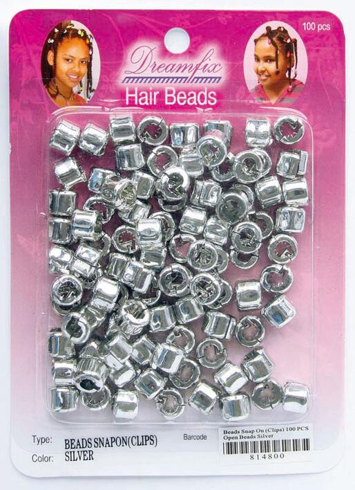 Dreamfix hair beads, silver