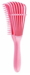 Flexible detangler brush