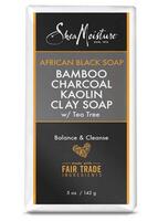 Shea Moisture African Back Soap Bamboo Charcoal Kaolin Clay Soap