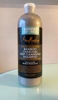 Shea Moisture African Black Soap Bamboo Charcoal Deep Cleansing Shampoo BONUS size