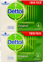 Dettol sæbe 100 g twin pack