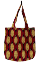 Bag - red/yellow pattern