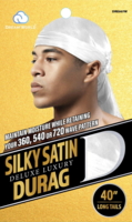 Silky Satin Durag, White