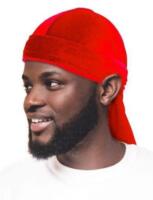 Dreamfix Korea Velvet Durag Red