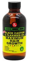 ECO Maximum Hair Growth Black Castor & Flax Seed Oil 118 ml